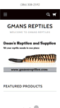 Mobile Screenshot of gmansreptiles.com